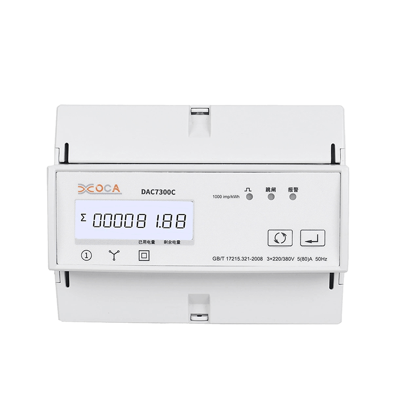 Dac7321c-CT DIN-skinne AC WiFi med Transformer Tuya elektronisk energimåler