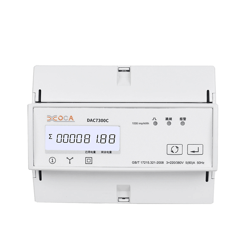 Dac7321c-CT DIN-skinne AC WiFi med Transformer Tuya elektronisk energimåler