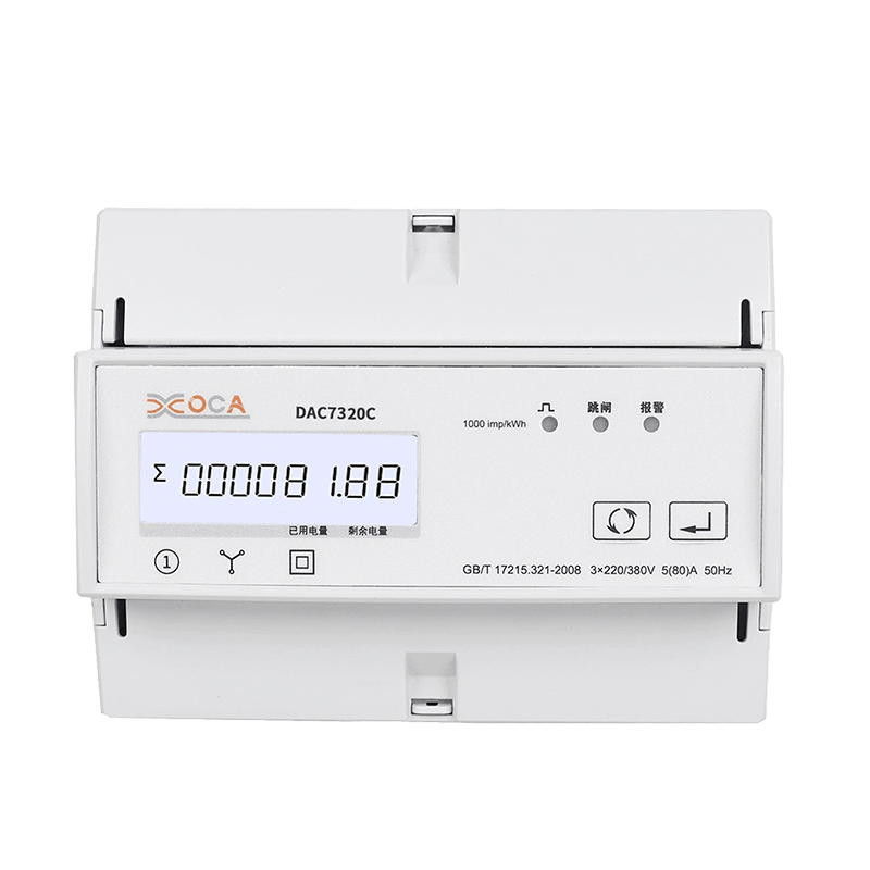 Dac7321c-CT DIN-skinne AC WiFi med Transformer Tuya elektronisk energimåler