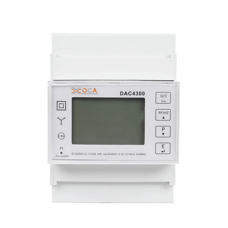 Dac4302CT DIN-skinne Trefaset Modbus Tuya Electric Energy Meter Power Meter