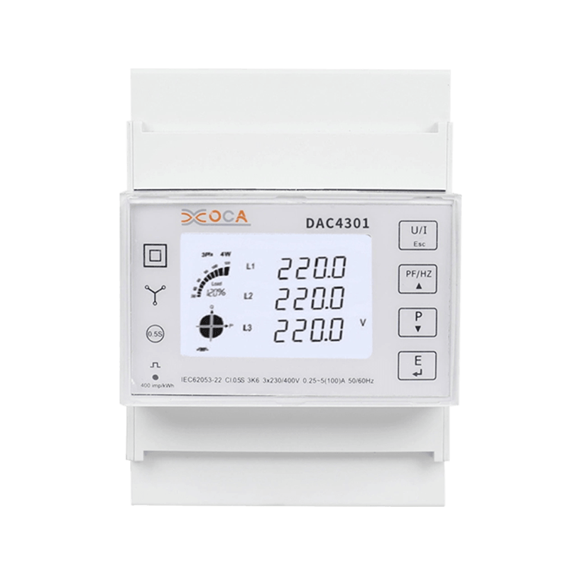 Dac4301 DIN Rail Prepaid Modbus El-strømmåler