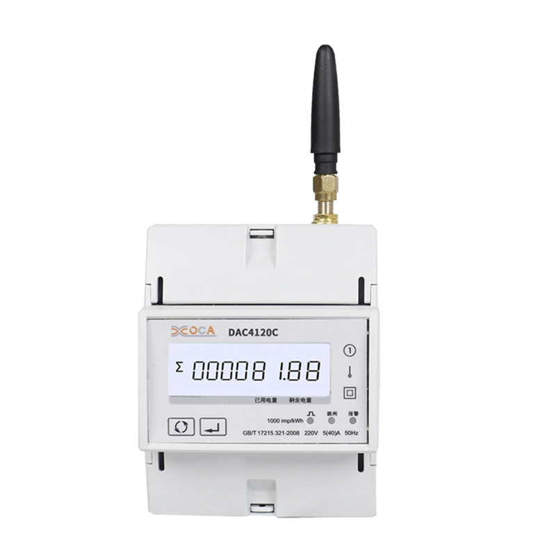 Dac4120c DIN-skinne Enkeltfaset AC Modbus Smart Multi-Function Energimåler