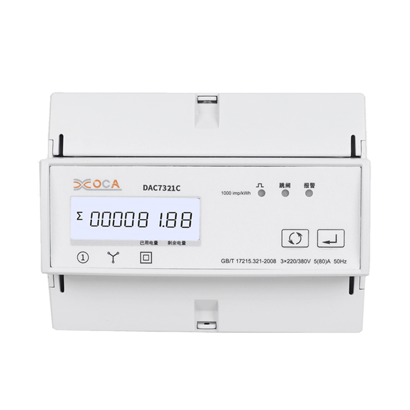 Dac7321c Trefaset fjernbetjening Modbus Smart elmåler