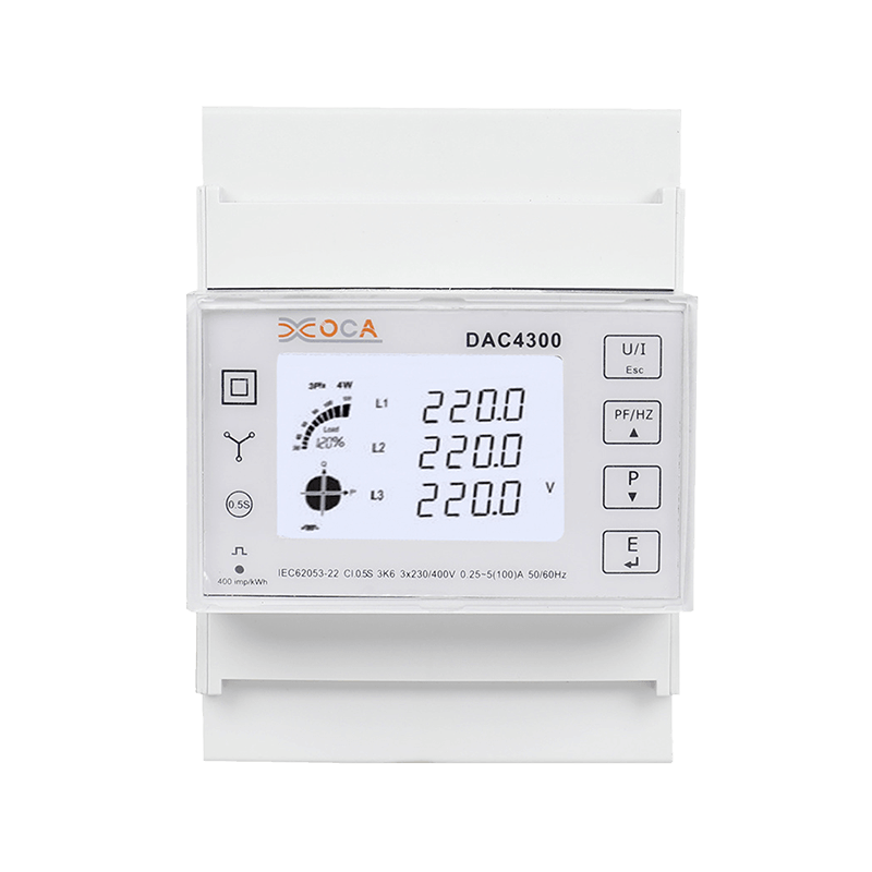 DAC4350CT 1-faset 4P multifunktion med relæ 4G kommunikation DIN-skinne elektrisk