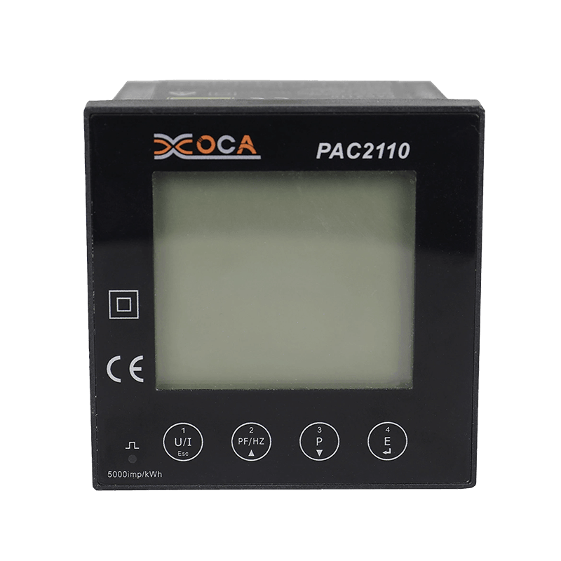 PAC2110 Multifunktion Smart WiFi LCD-panel Digital trådløs strømanalysator