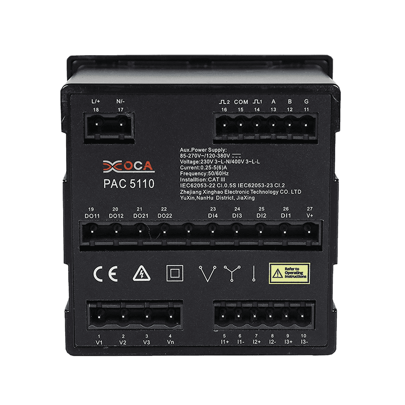 PAC5010 Smart Modbus LCD Panel Power Meter Multimeter