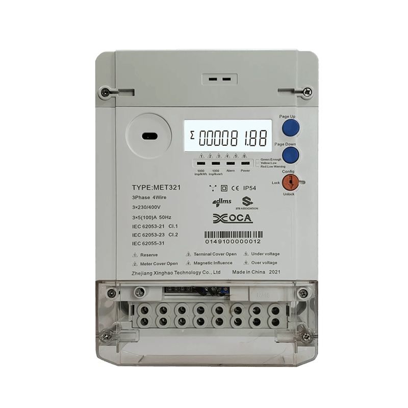 Met321 Three Phase Sts Dlms Remote Smart Energy Meter