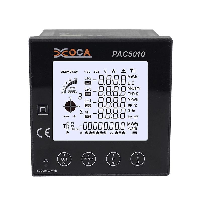 PAC5000 Smart Modbus WiFi Elektrisk Panel Strømmåler Energimåler